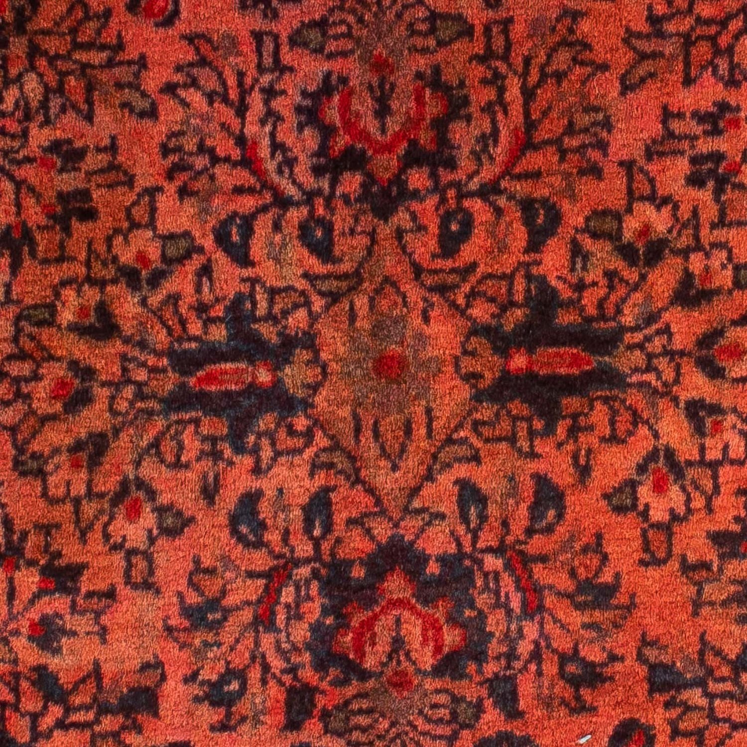 Orientteppich 132 x 68 cm - dunkelrot