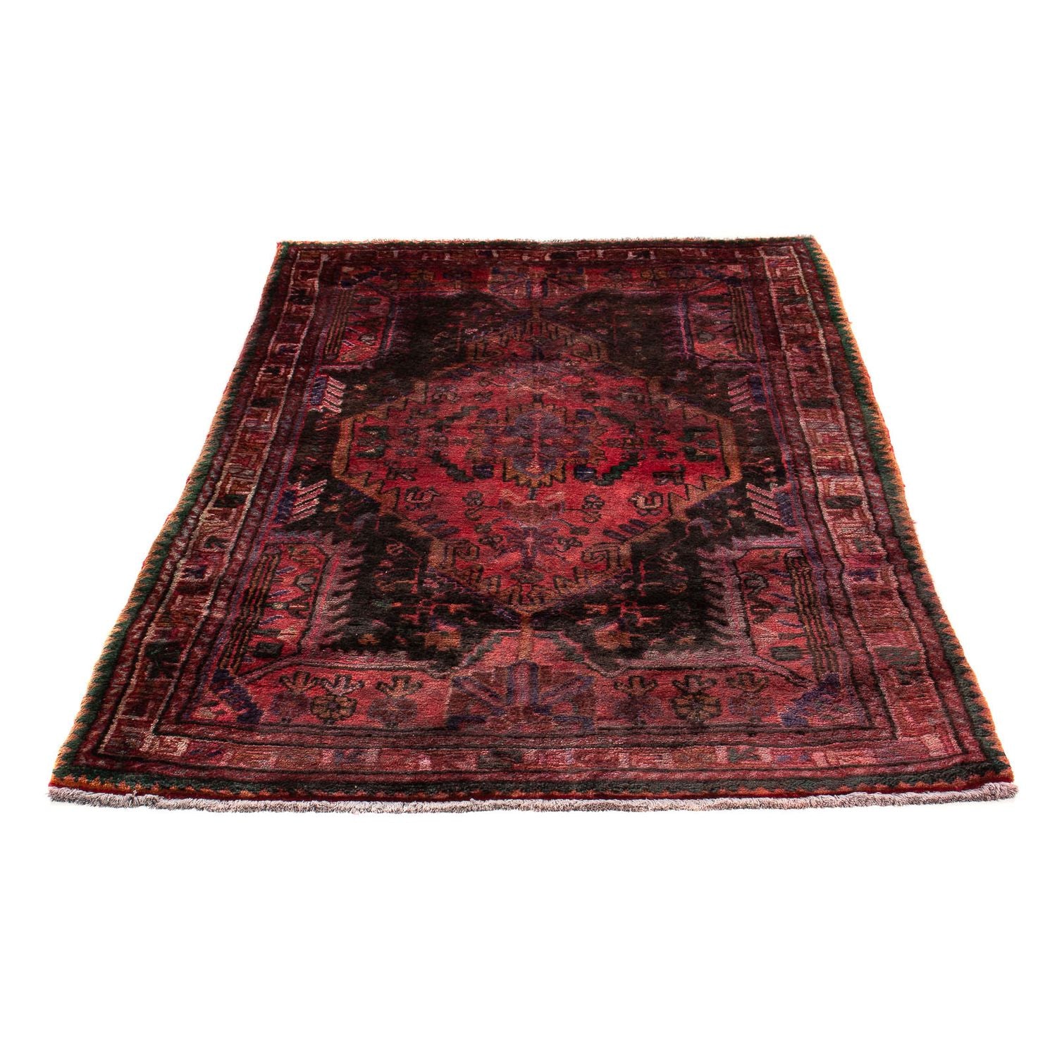 Orientteppich 175 x 115 cm - dunkelrot