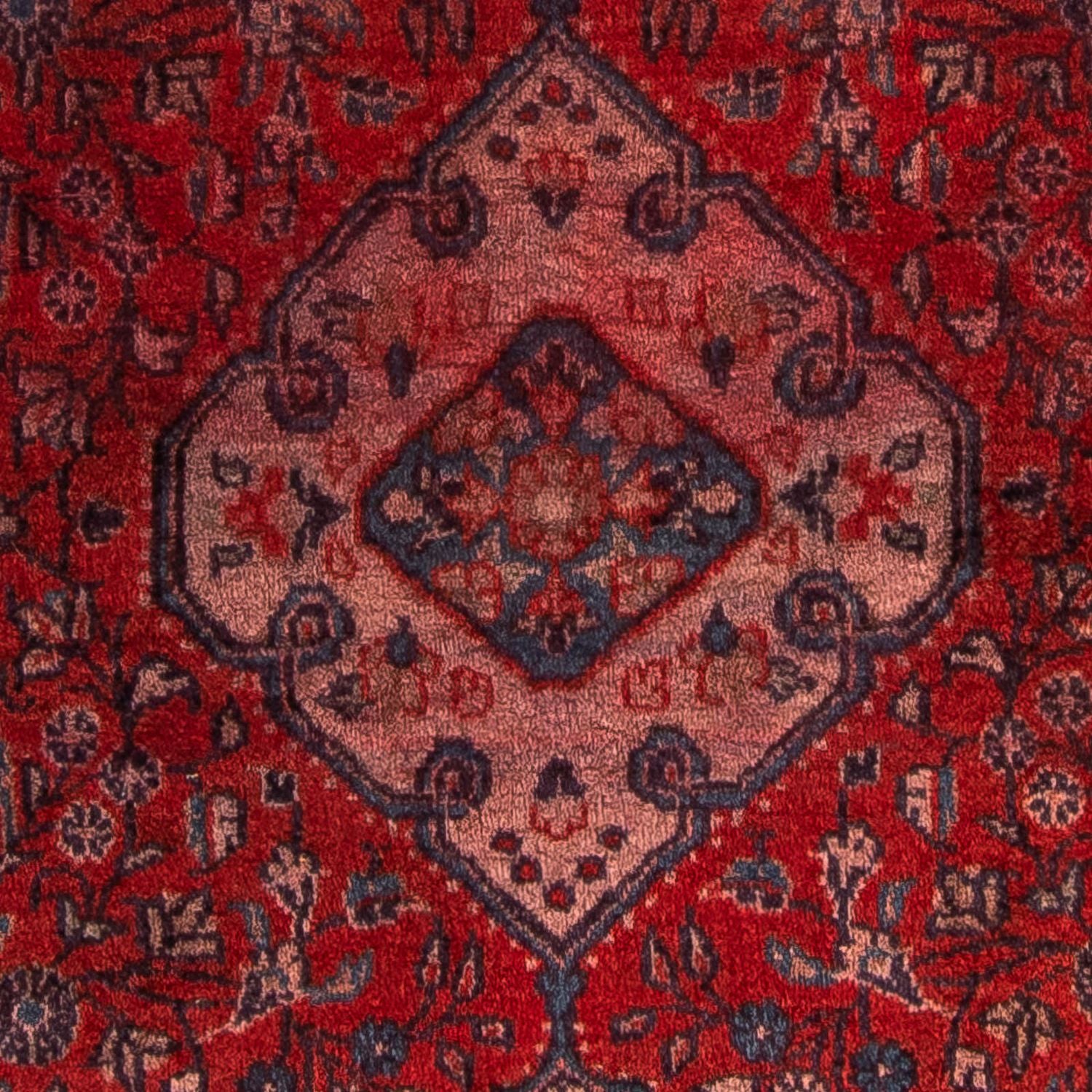 Orientteppich 150 x 107 cm - dunkelrot
