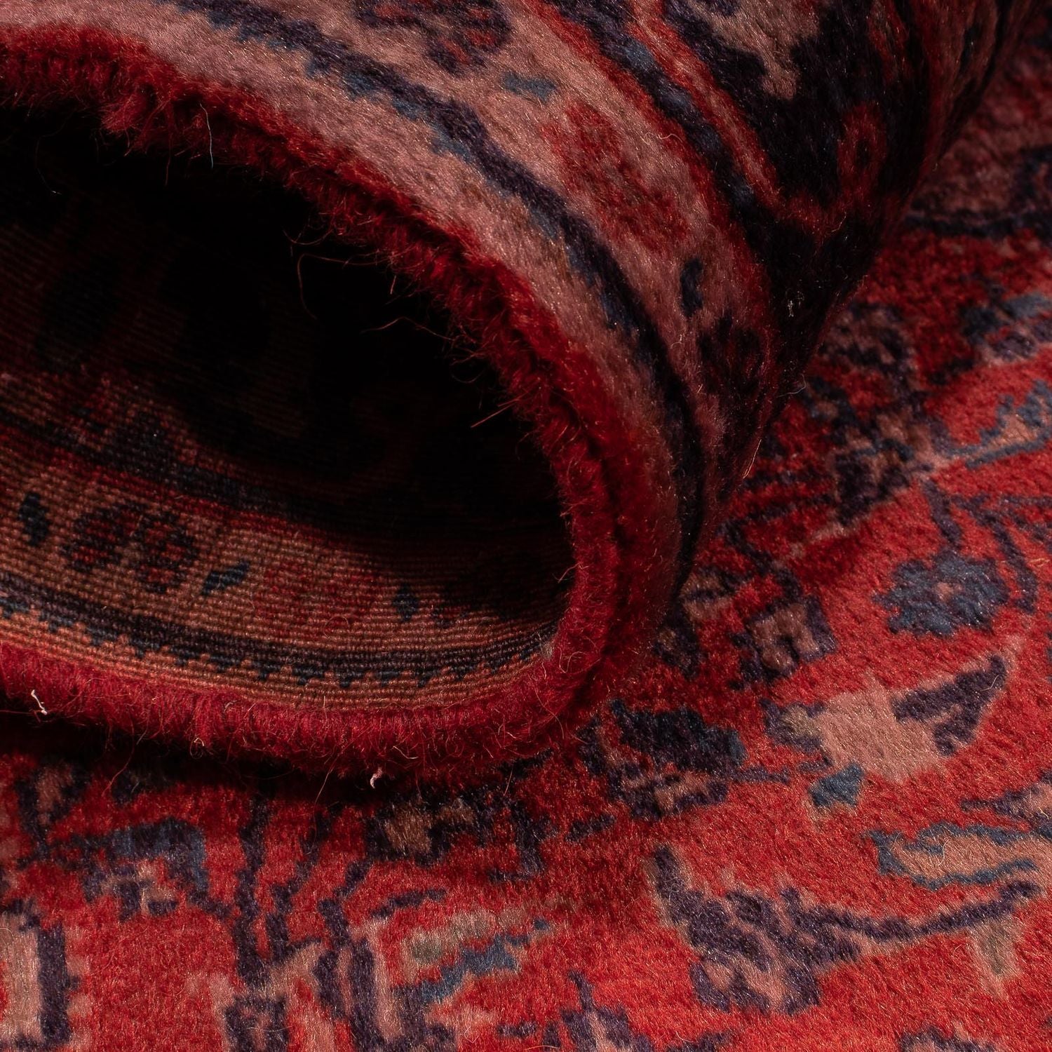 Orientteppich 150 x 107 cm - dunkelrot