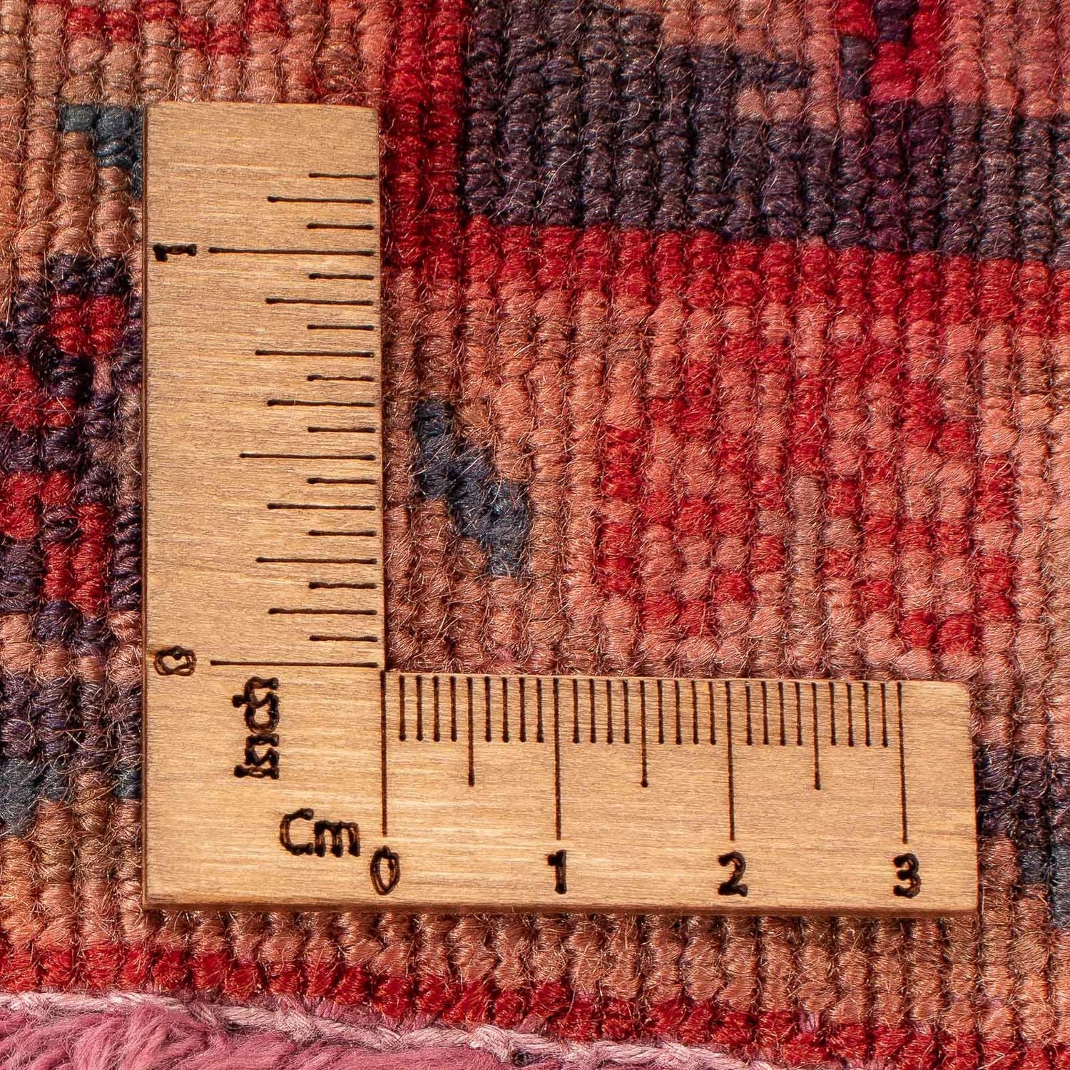 Orientteppich 150 x 107 cm - dunkelrot
