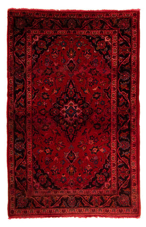 Orientteppich 155 x 100 cm - dunkelrot