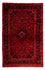 Orientteppich 155 x 100 cm - dunkelrot
