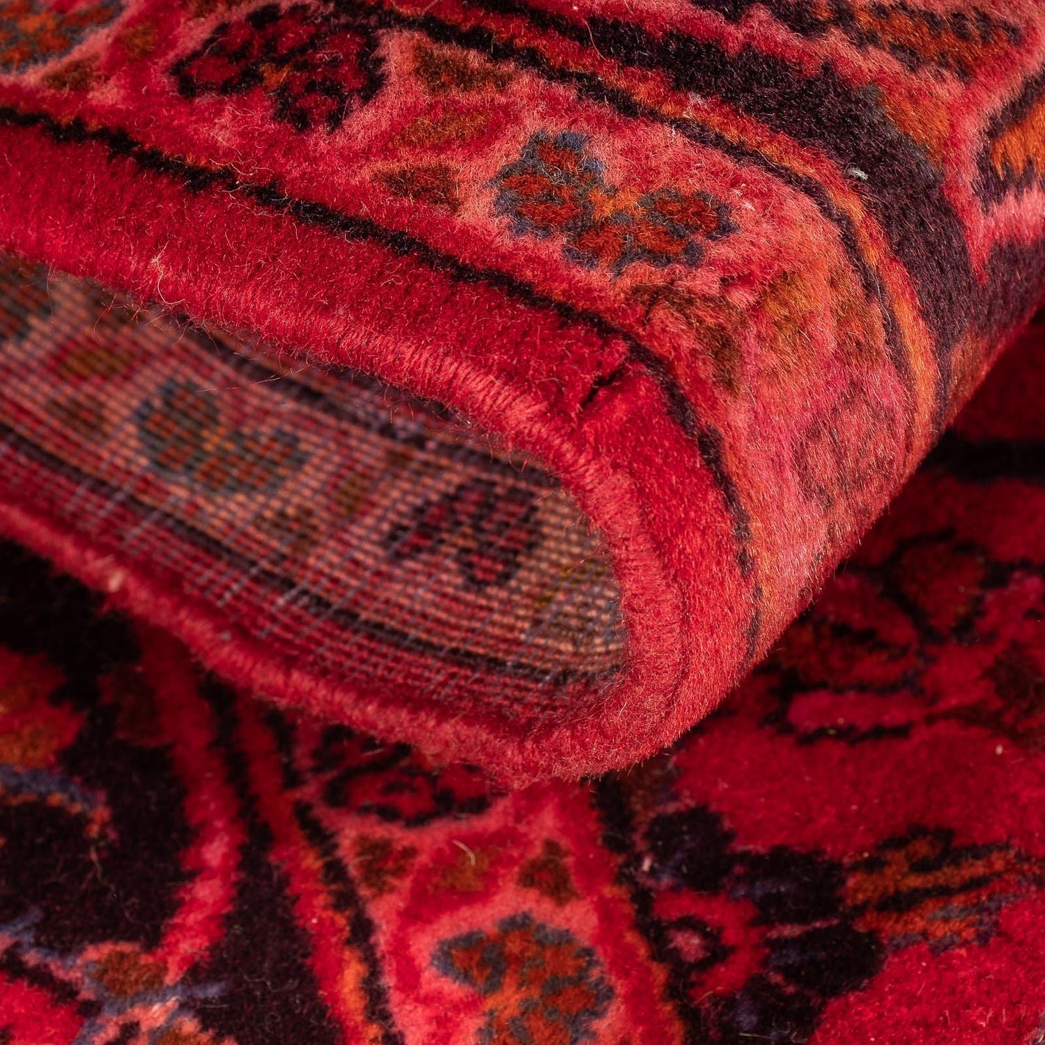 Orientteppich 155 x 100 cm - dunkelrot
