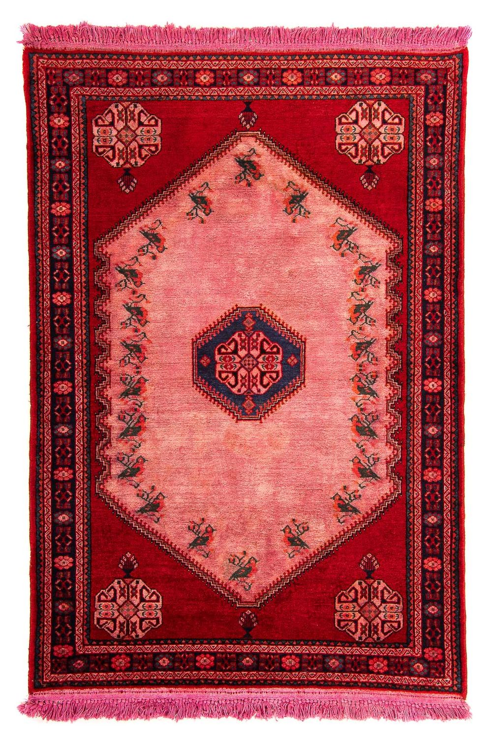 Orientteppich 155 x 103 cm - hellrot
