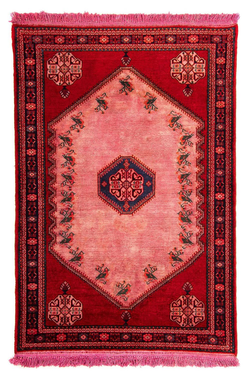 Orientteppich 155 x 103 cm - hellrot