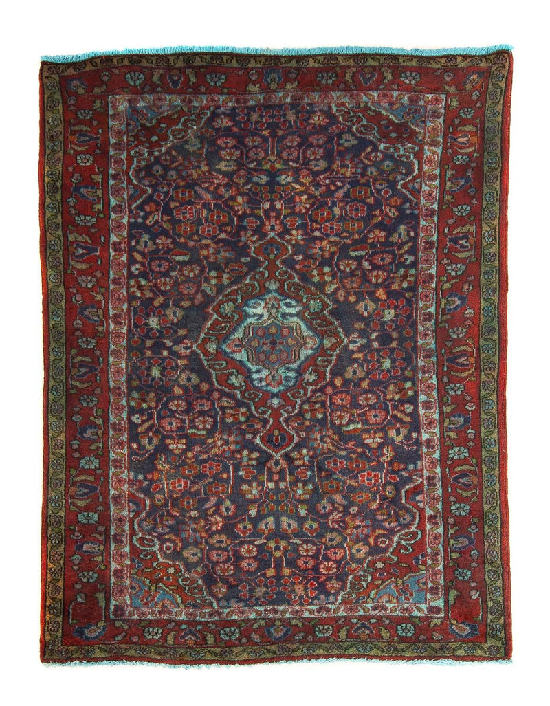 Orientteppich 137 x 103 cm - dunkelblau