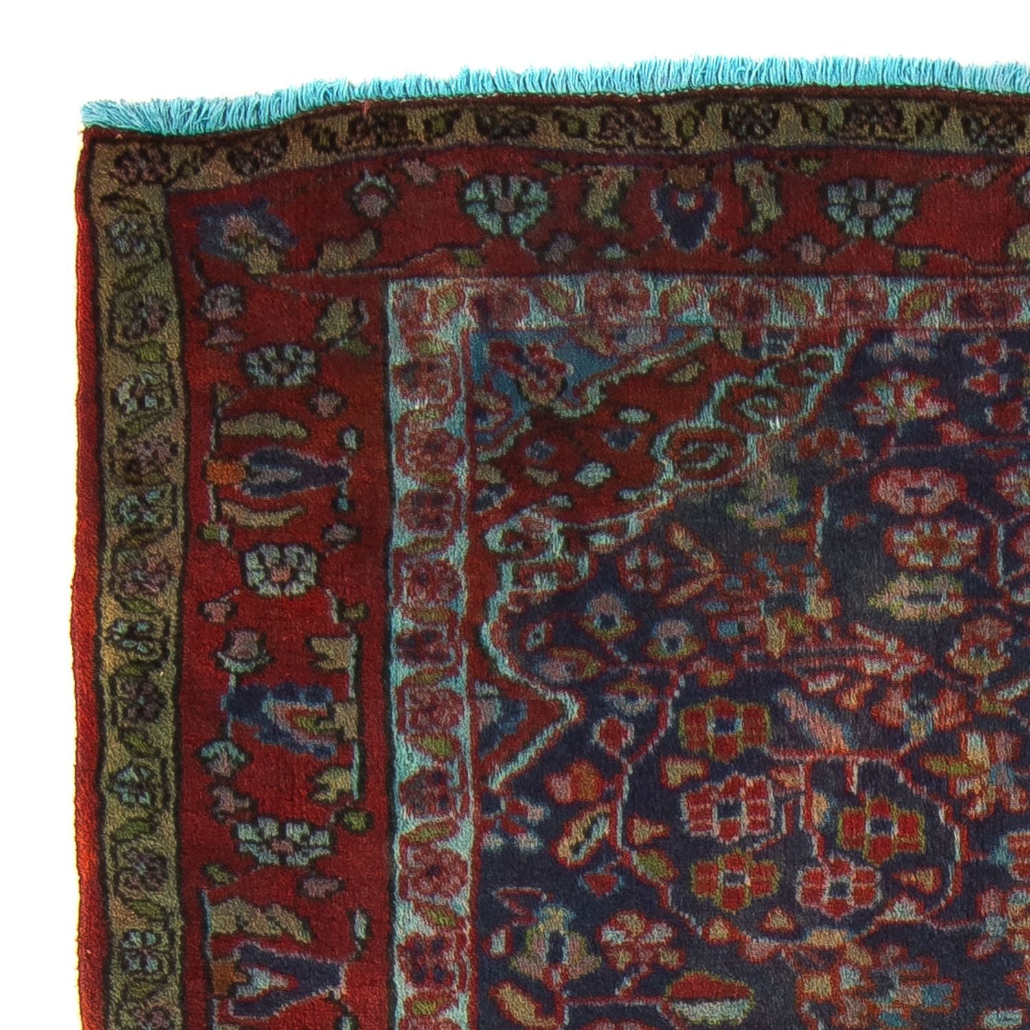 Orientteppich 137 x 103 cm - dunkelblau