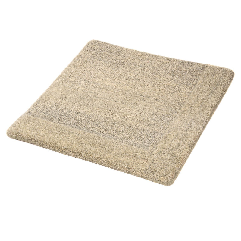 Wollteppich 47 x 47 cm Teppich Quadratisch