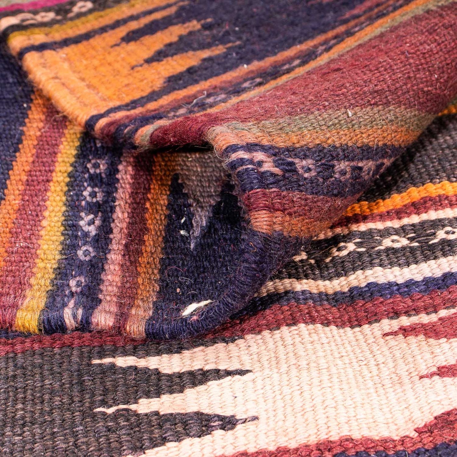 Kelim Teppich - Old 260 x 195 cm - mehrfarbig