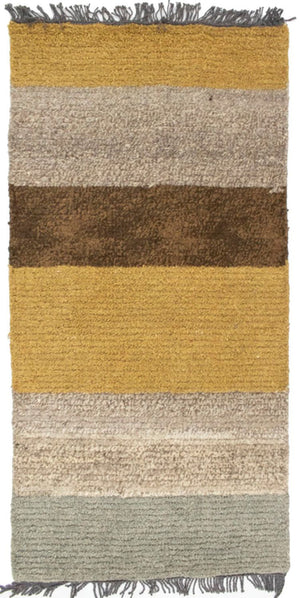 Nepal Teppich 140 x 70 cm - mehrfarbig