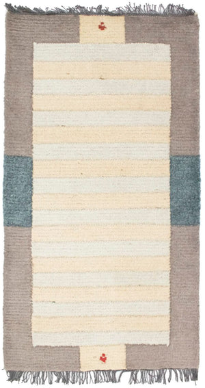 Nepal Teppich 140 x 70 cm - mehrfarbig