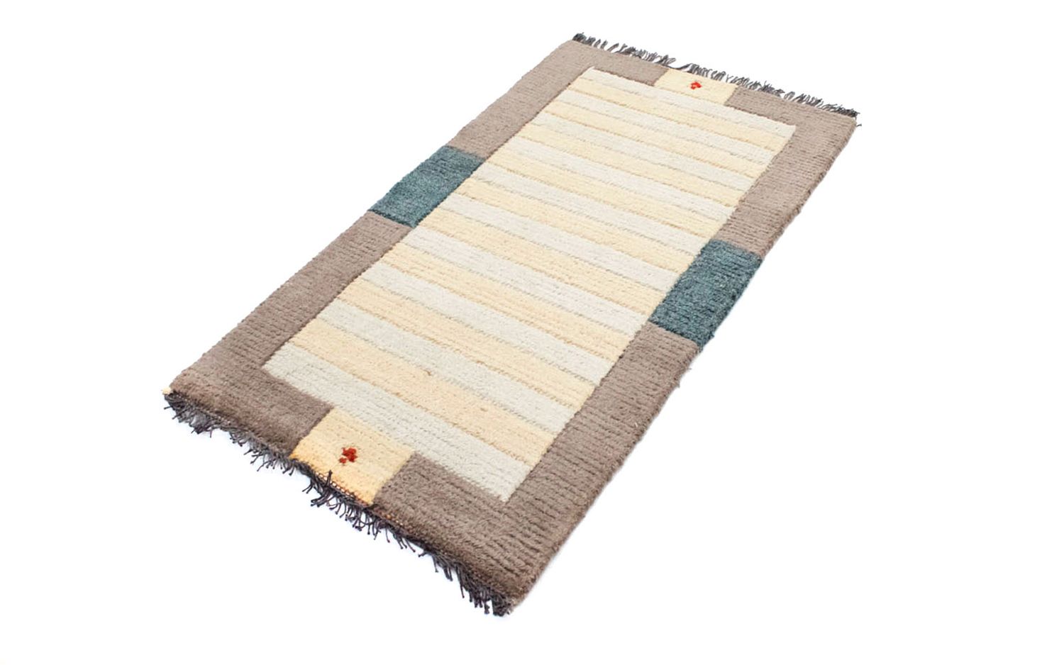 Nepal Teppich 140 x 70 cm - mehrfarbig