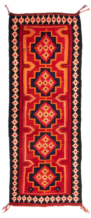 Kelim Teppich - Old 285 x 100 cm - mehrfarbig