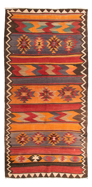 Kelim Teppich - Old 310 x 160 cm - mehrfarbig
