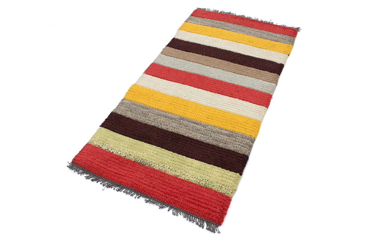 Nepal Teppich 140 x 70 cm - mehrfarbig
