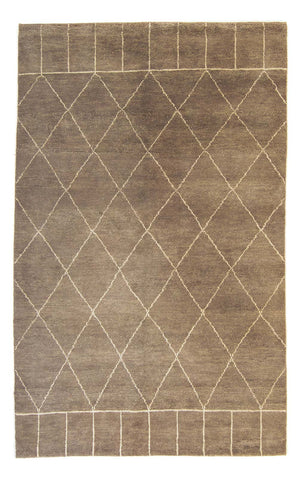 Designer Teppich 240 x 160 cm - dunkelbraun