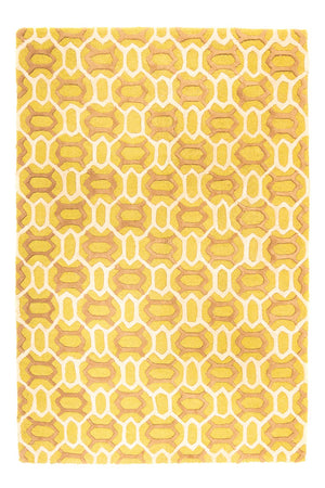 Wollteppich 260 x 180 cm Wohnzimmer Teppich