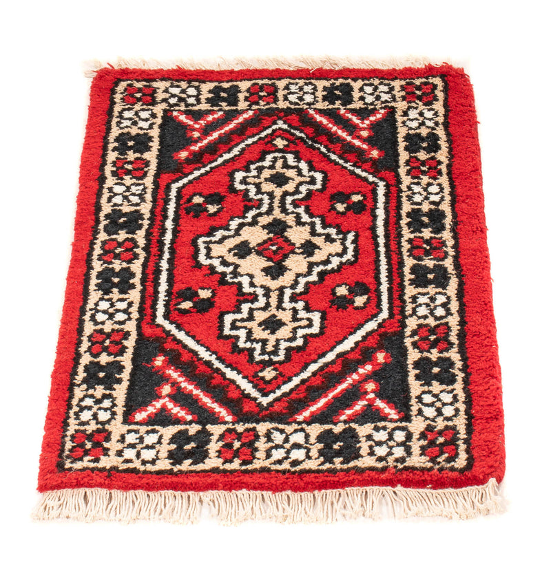 Orientteppich 60 x 40 cm - dunkelrot