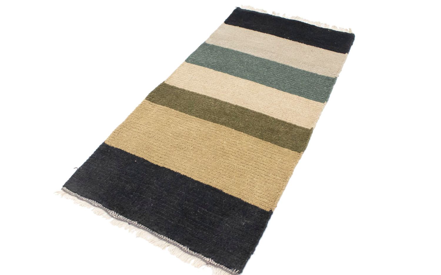 Nepal Teppich 140 x 70 cm - mehrfarbig