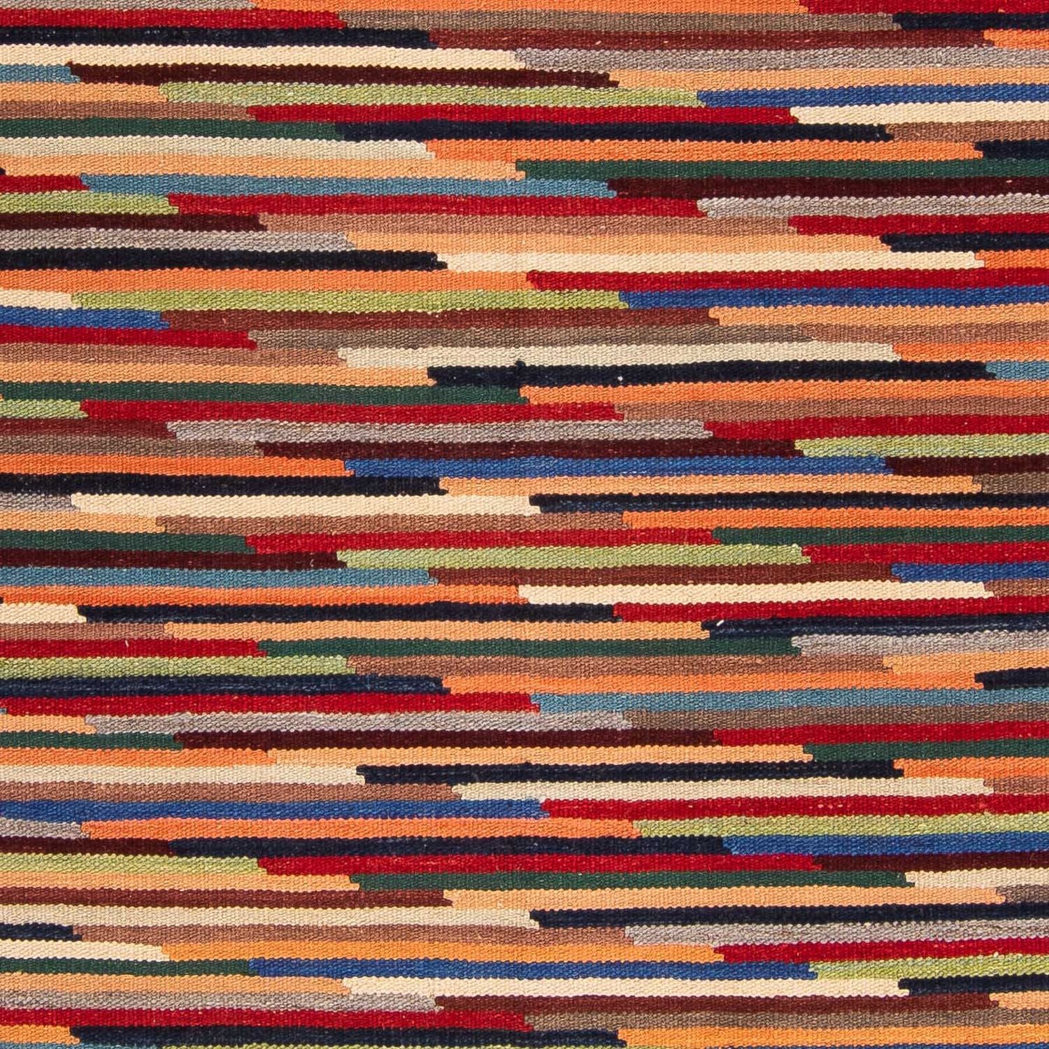 Kelim Teppich - Trendy 206 x 148 cm - mehrfarbig