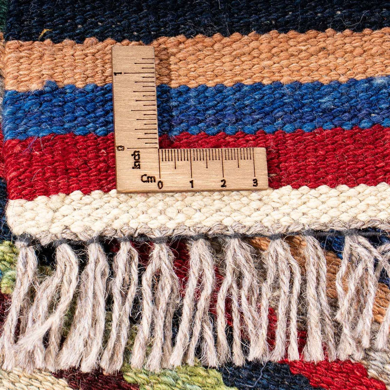 Kelim Teppich - Trendy 206 x 148 cm - mehrfarbig