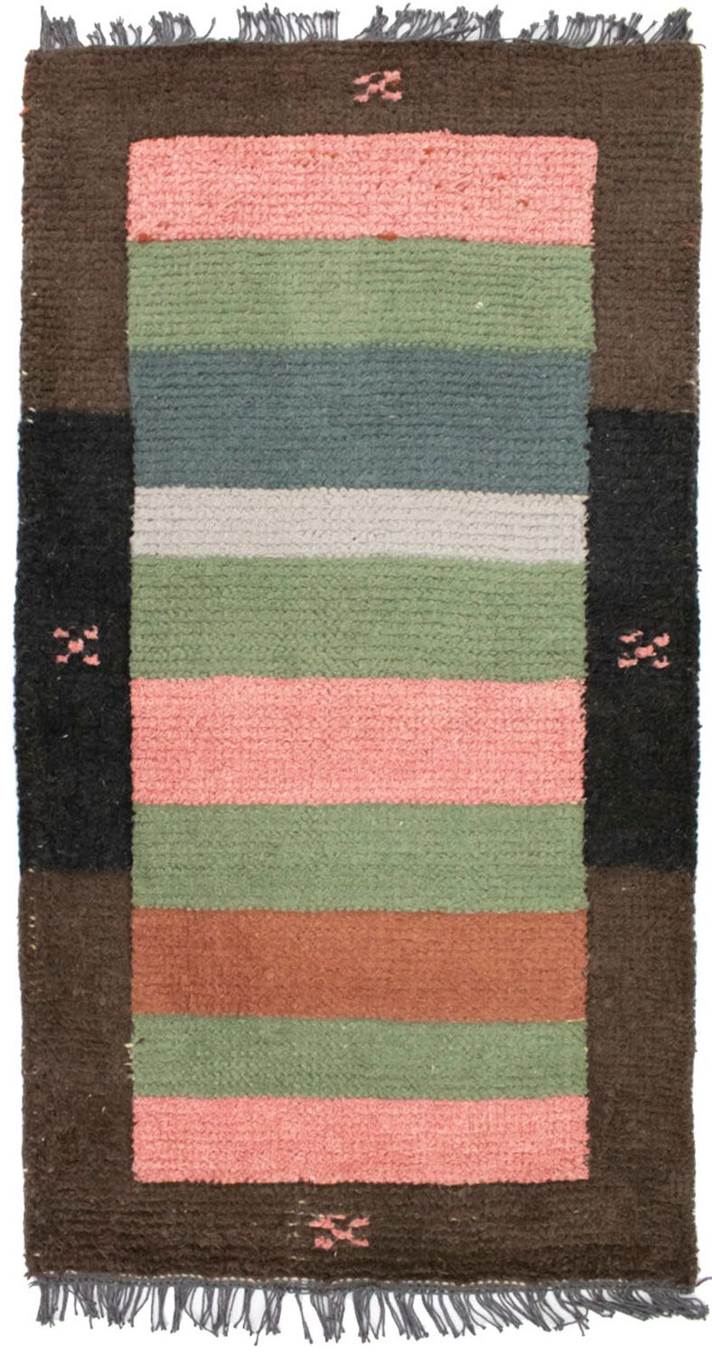 Nepal Teppich 140 x 70 cm - mehrfarbig