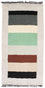 Nepal Teppich 140 x 70 cm - mehrfarbig