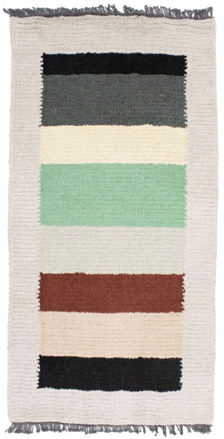 Nepal Teppich 140 x 70 cm - mehrfarbig