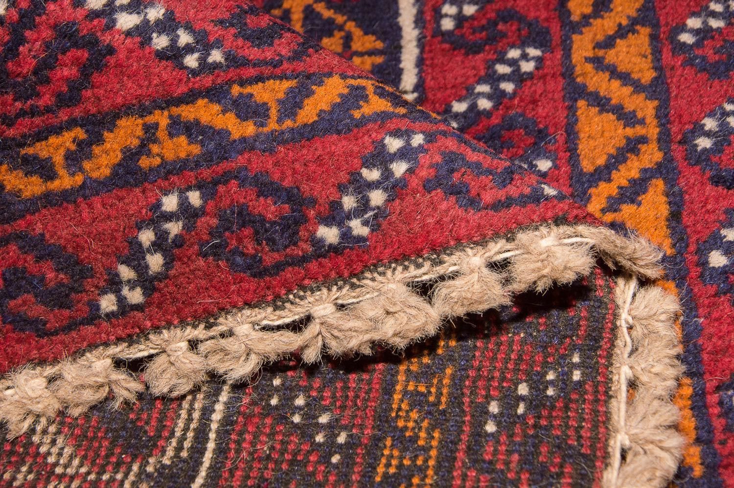 Belutsch Teppich 126 x 77 cm - mehrfarbig