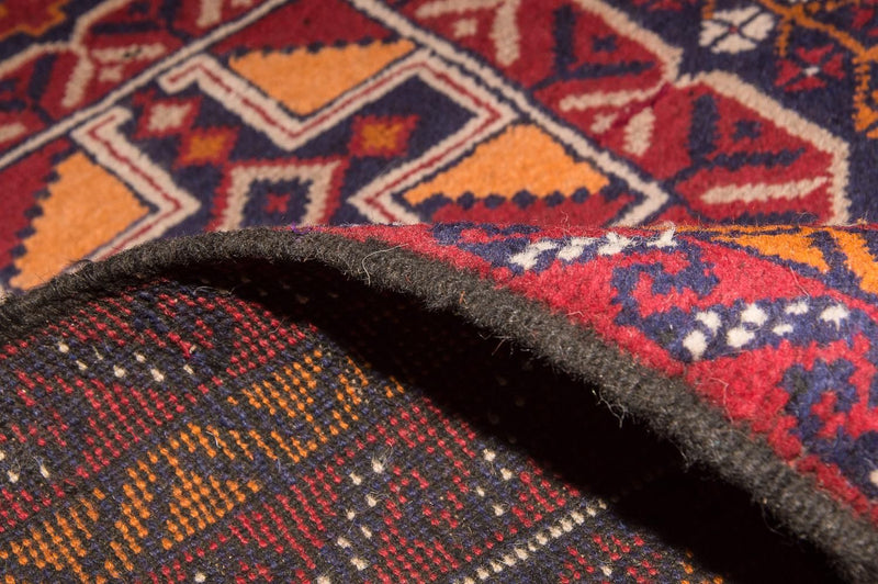 Belutsch Teppich 126 x 77 cm - mehrfarbig