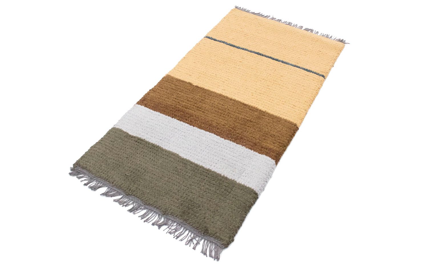 Nepal Teppich 140 x 70 cm - mehrfarbig