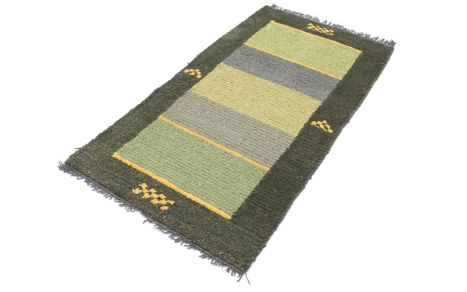 Nepal Teppich 140 x 70 cm - mehrfarbig