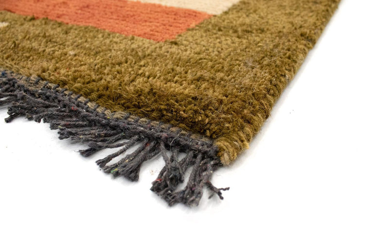 Nepal Teppich 140 x 70 cm - mehrfarbig