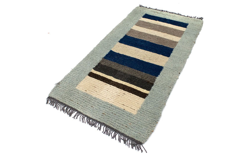 Nepal Teppich 140 x 70 cm - mehrfarbig