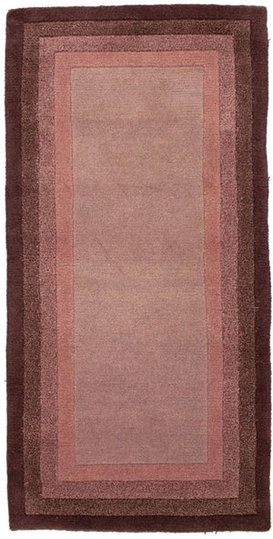Nepal Teppich 140 x 70 cm - lila