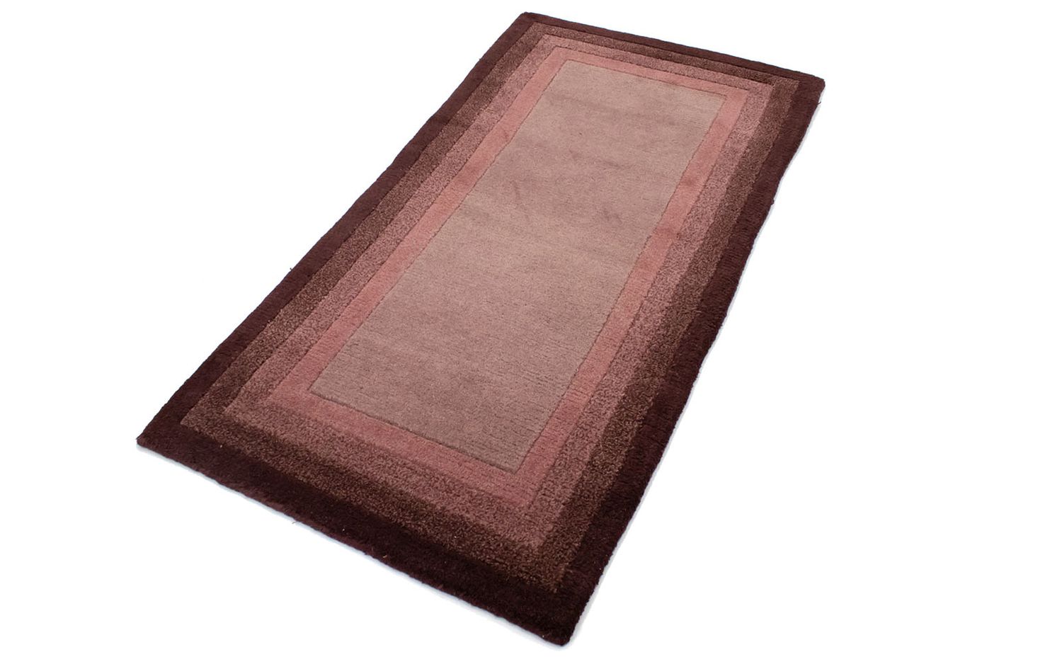 Nepal Teppich 140 x 70 cm - lila