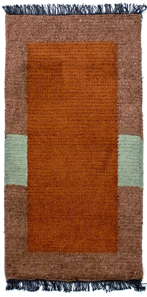 Nepal Teppich 140 x 70 cm - mehrfarbig