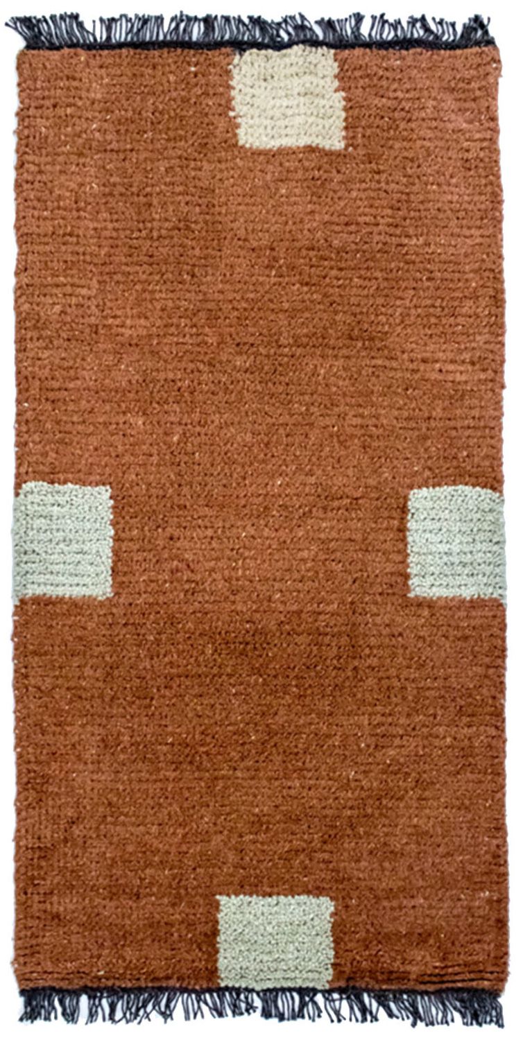 Nepal Teppich 140 x 70 cm - mehrfarbig