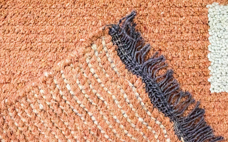 Nepal Teppich 140 x 70 cm - mehrfarbig