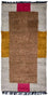 Nepal Teppich 140 x 70 cm - mehrfarbig