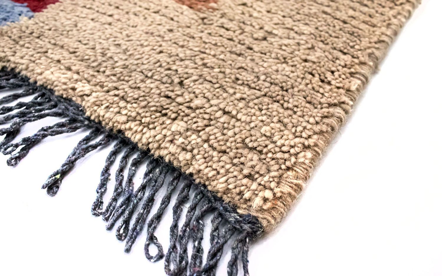 Nepal Teppich 140 x 70 cm - braun