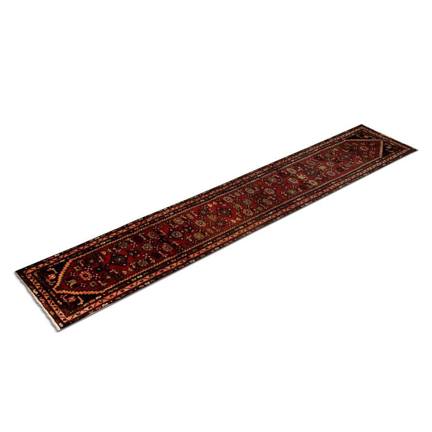 Perserteppich - Nomadic 408 x 74 cm - rot