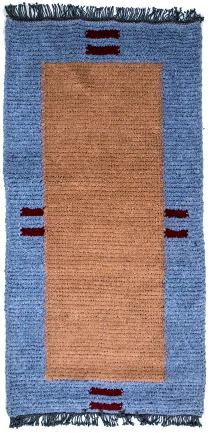 Nepal Teppich 140 x 70 cm - mehrfarbig