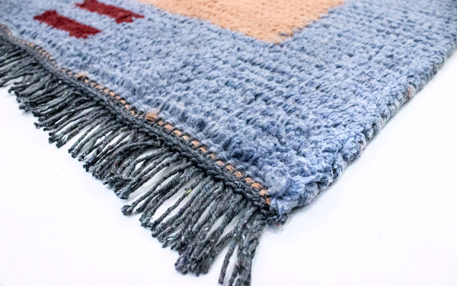 Nepal Teppich 140 x 70 cm - mehrfarbig