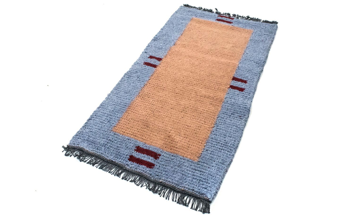 Nepal Teppich 140 x 70 cm - mehrfarbig
