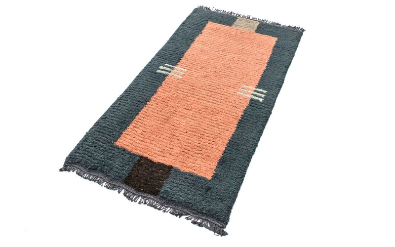 Nepal Teppich 140 x 70 cm - mehrfarbig
