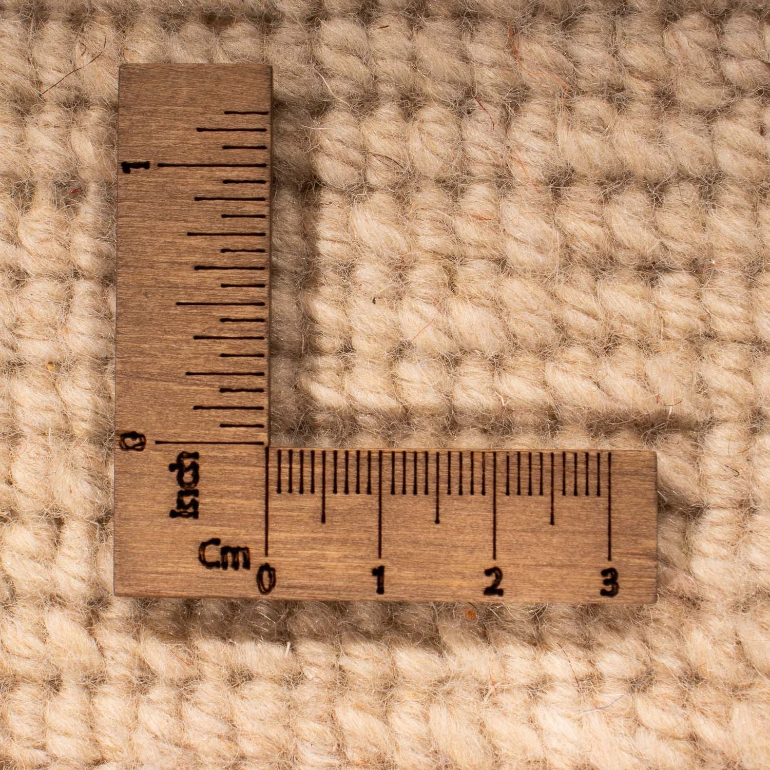 Nepal Teppich 140 x 70 cm - beige