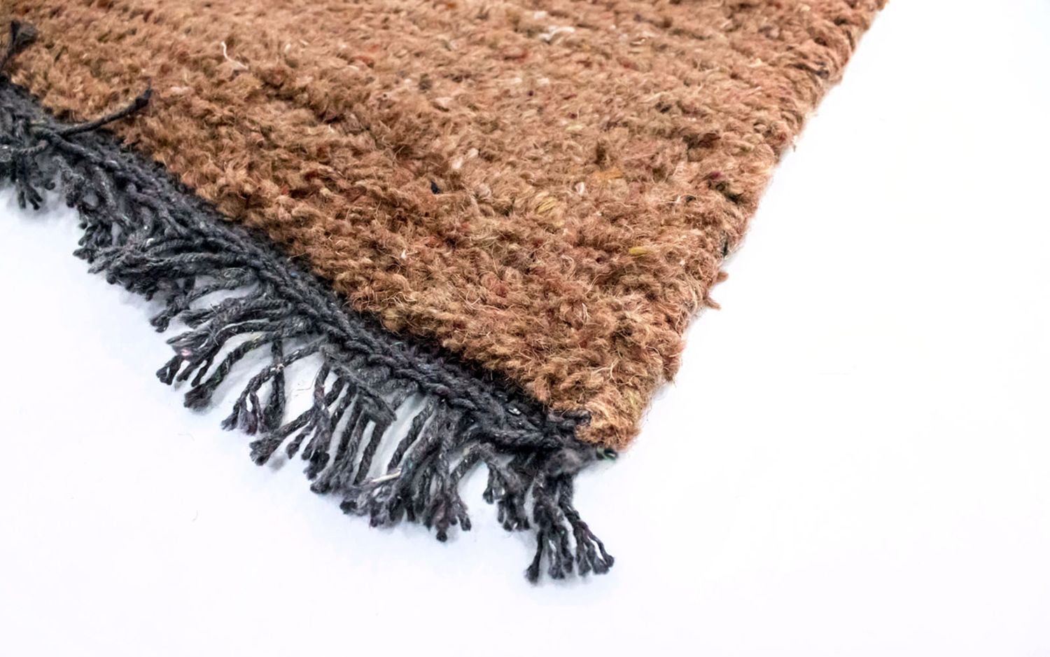 Nepal Teppich 140 x 70 cm - braun