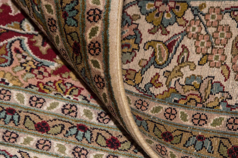 Seidenteppich - Kaschmir Seide 218 x 157 cm Teppich Wohnzimmer